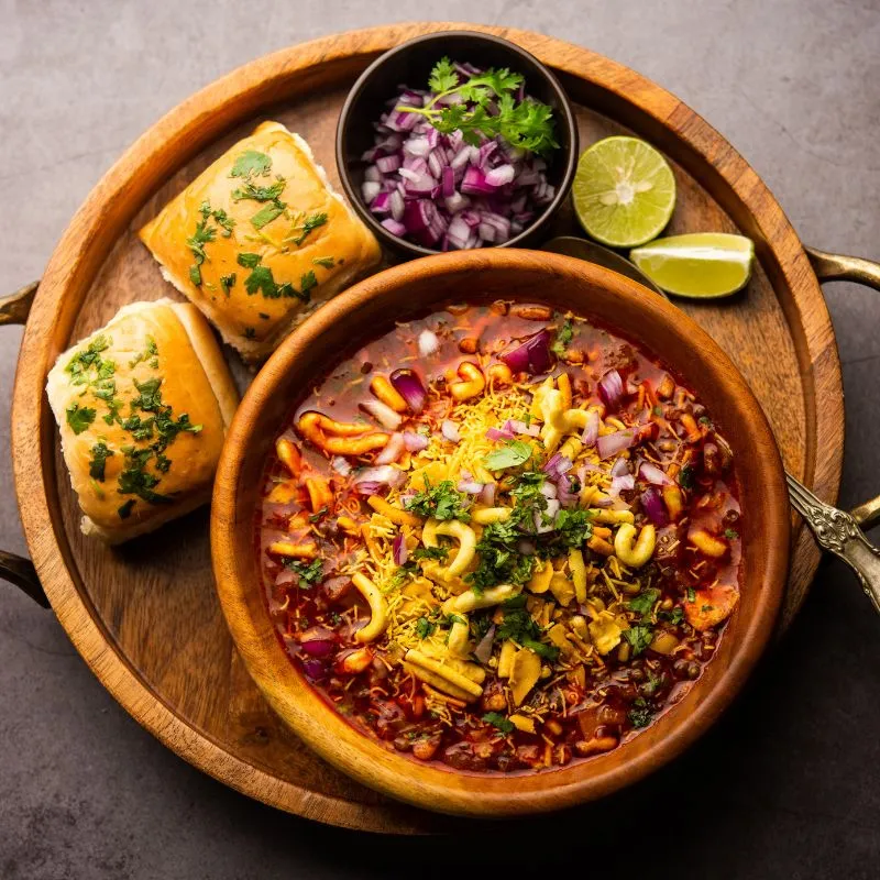 Authentic Misal Thali